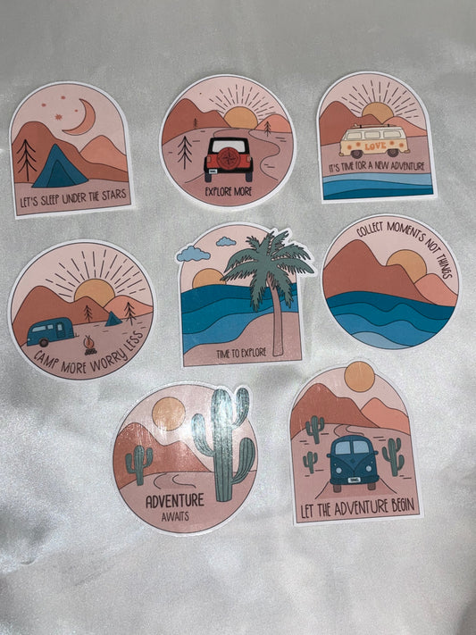 Adventure stickers